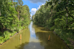 Jagow Kanal in Richtung Rheinsberg